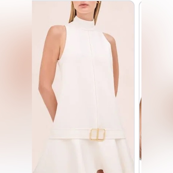 Alexis Dresses & Skirts - Alexis Cream Sleeveless Mini Dress